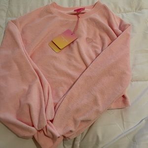 Stoney clover lane pink sweatshirt